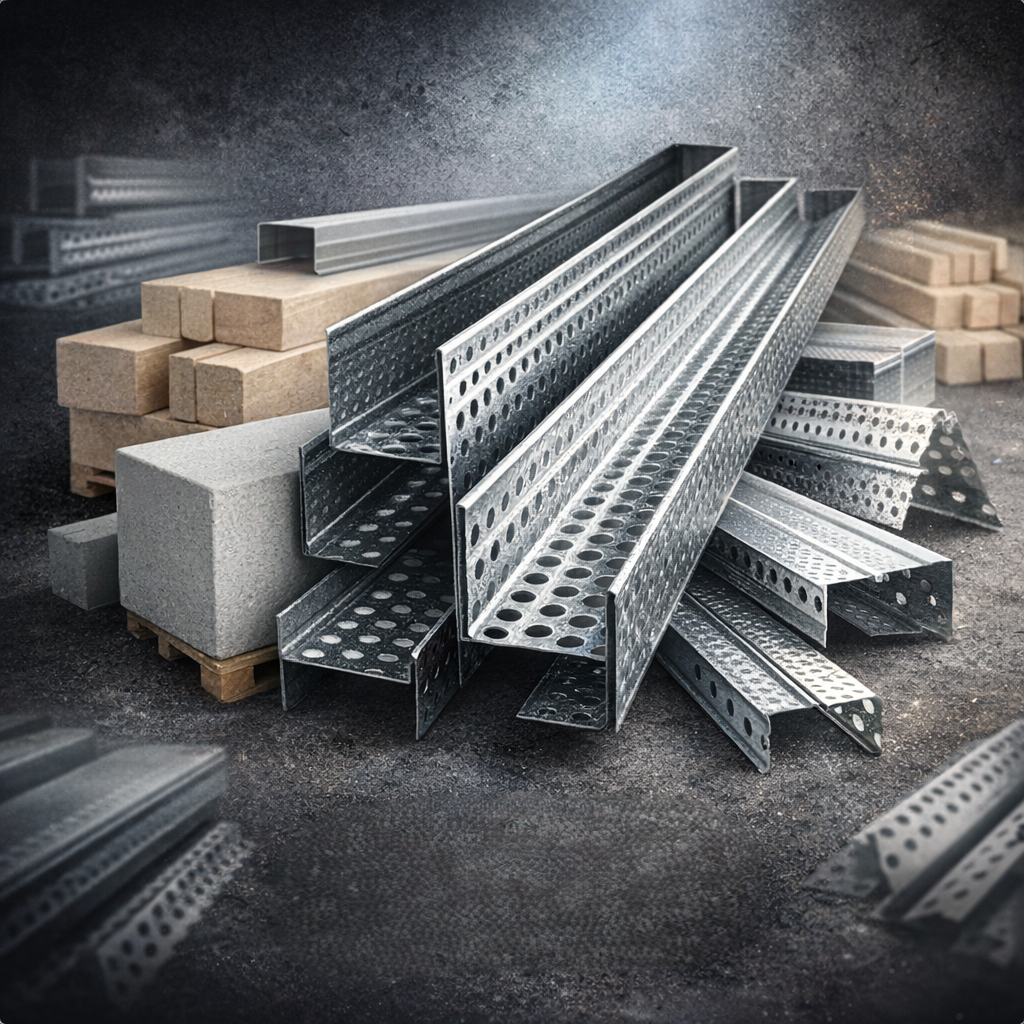 Gipsakarton, Reyka, Profil, Yig‘imli burchak