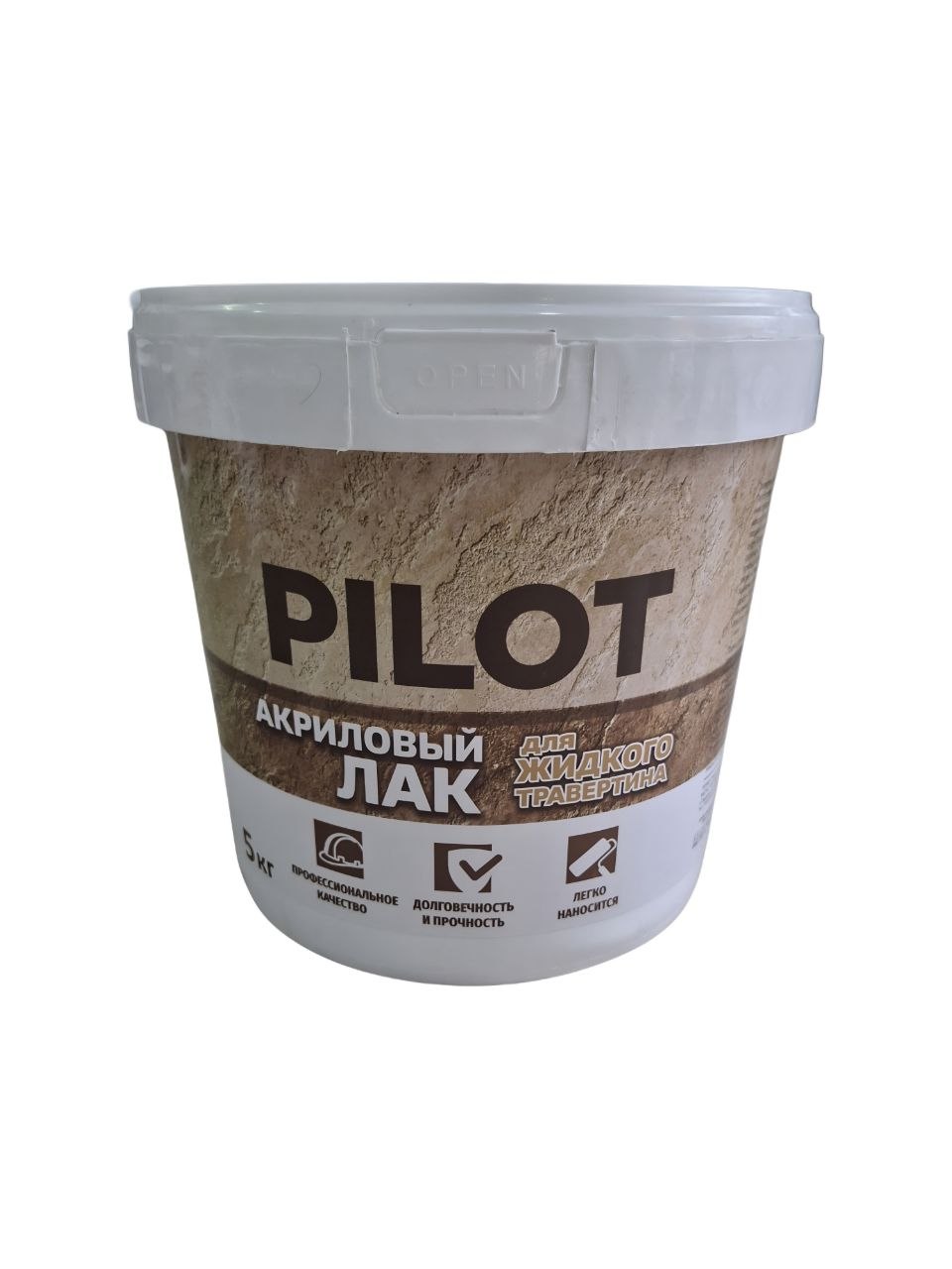 ТРАВЕРТИН ЛАК PILOT 5 КГ