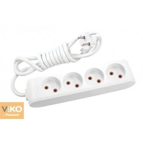 VIKO Удлинитель 5м 4 розетки