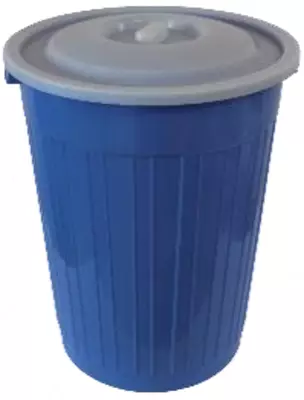 МУСОРНОЕ ВЕДРО СИНЕЕ 80Л