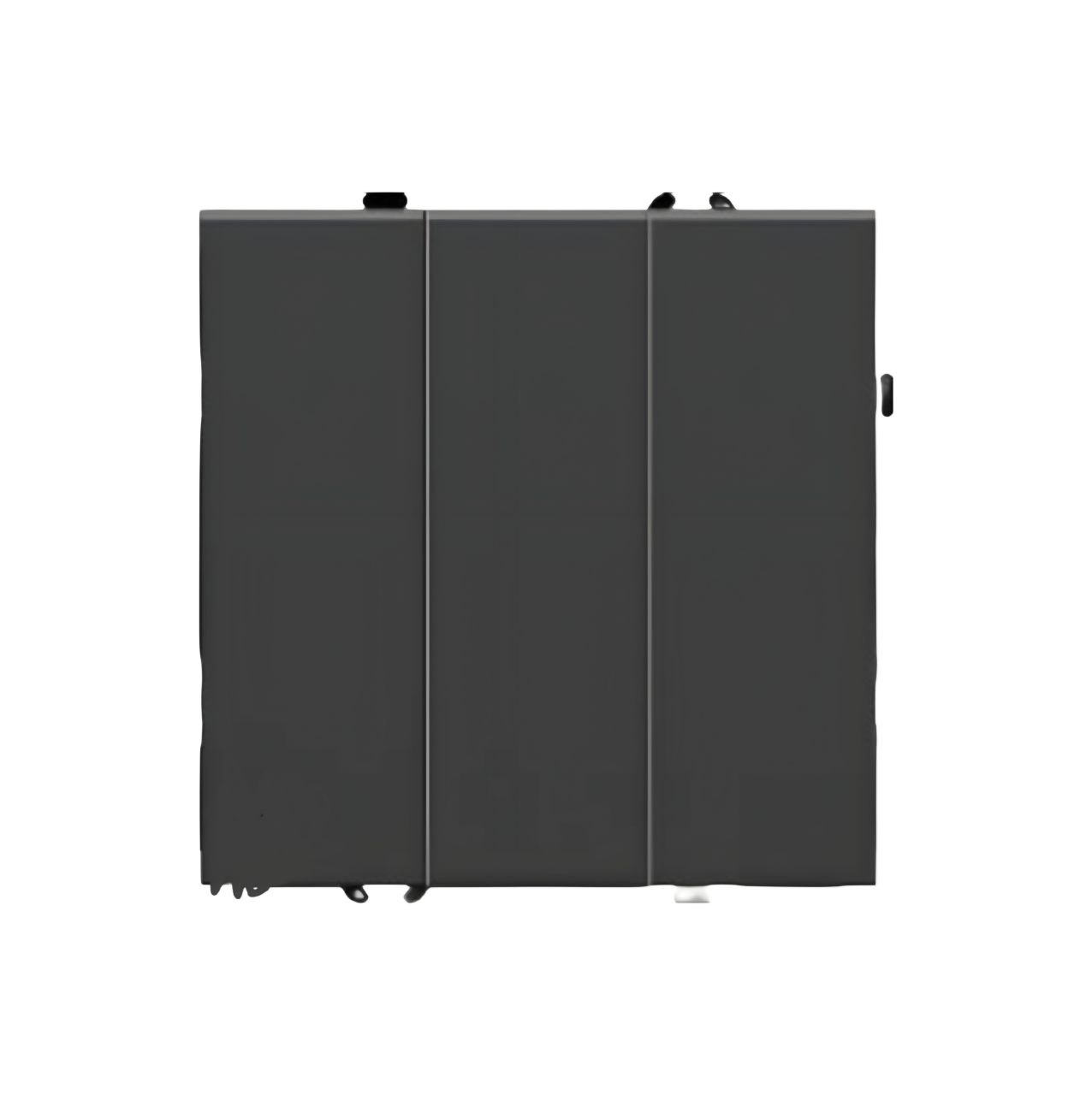 Выключатель BRILUX серый (3-клавишный)