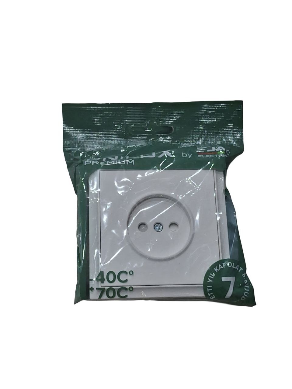 Розетка BRILUX белая (1-местная)