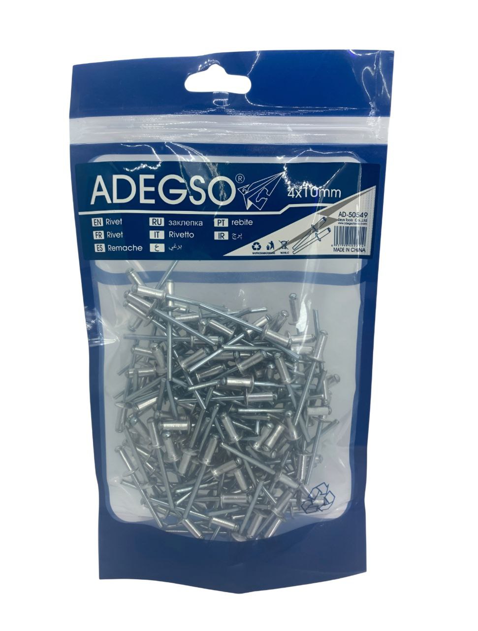 ЗАКЛЁПКА 4x10 мм X4 ADEGSO