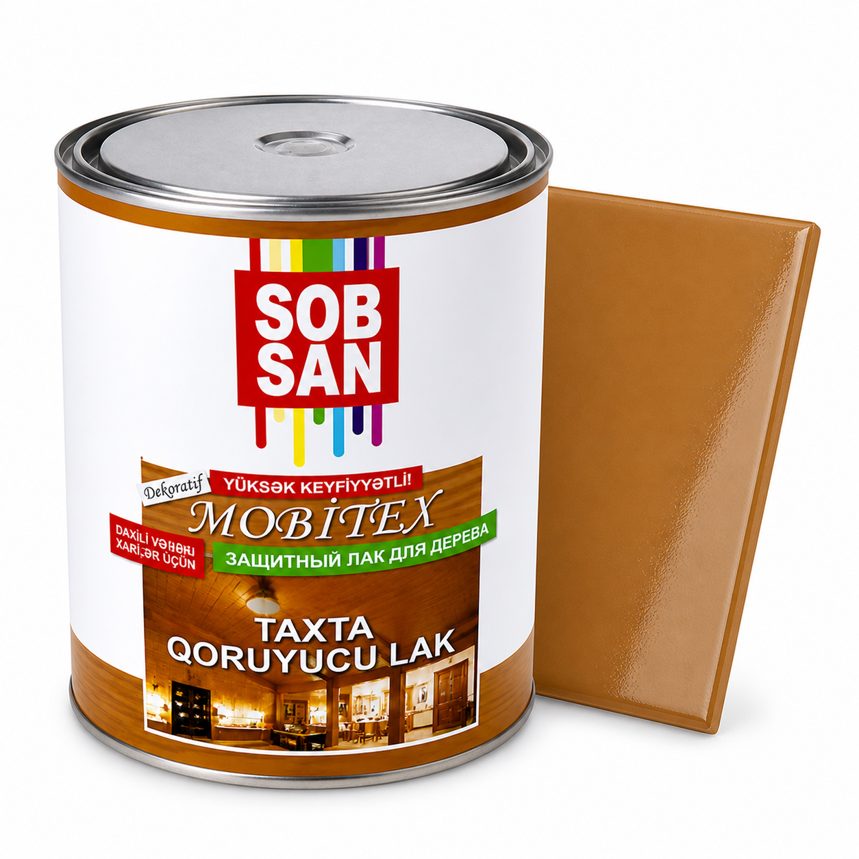 ЦВЕТНОЙ ЛАК SOBSAN ДЛЯ ДЕРЕВА 203