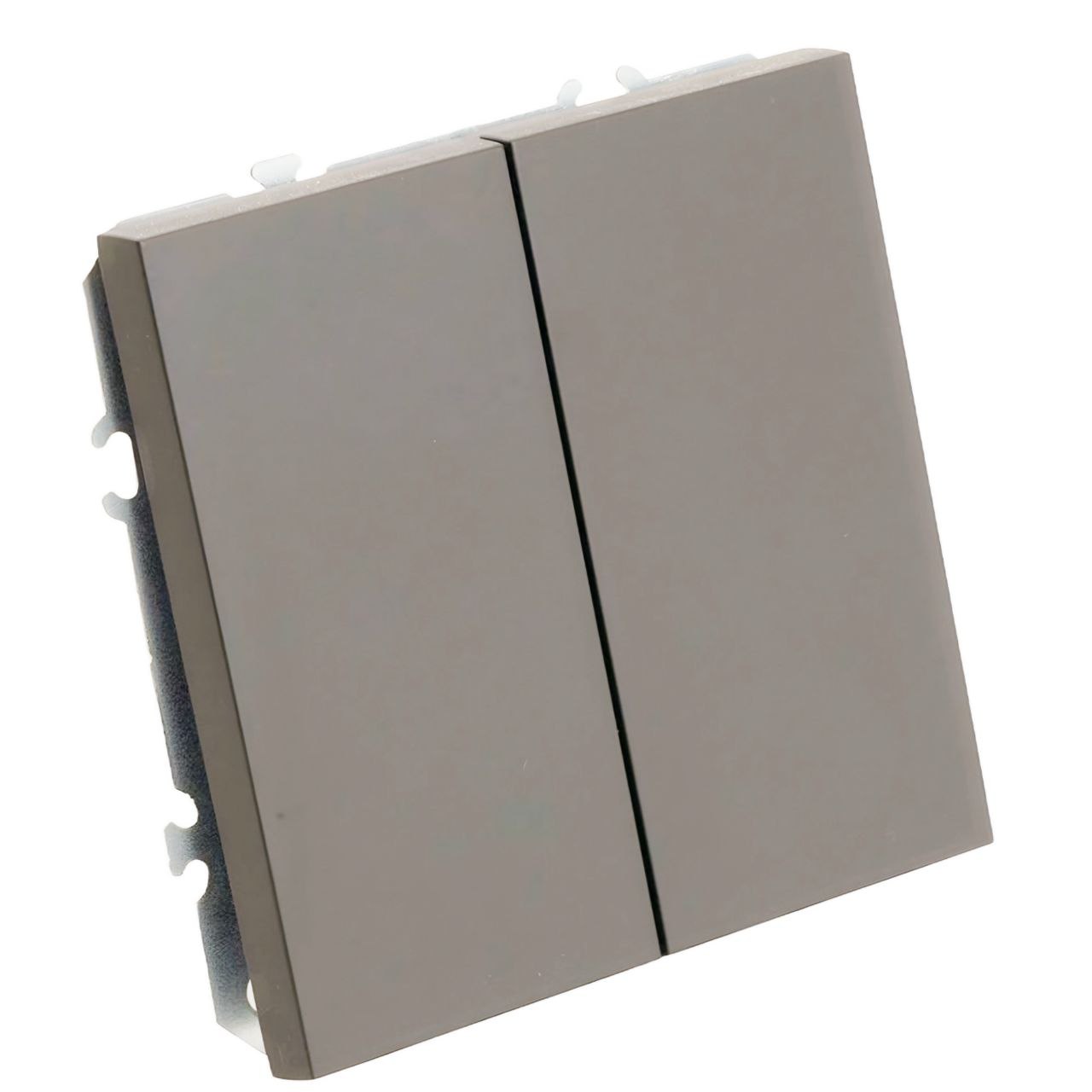 Выключатель BRILUX золотой (2-клавишный)