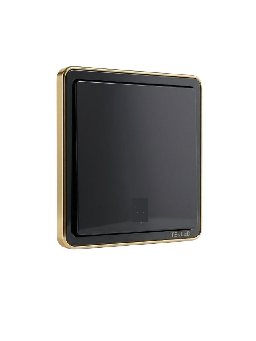 ЧЁРНЫЙ ВЫКЛЮЧАТЕЛЬ TEKLED 1 КЛАВИША