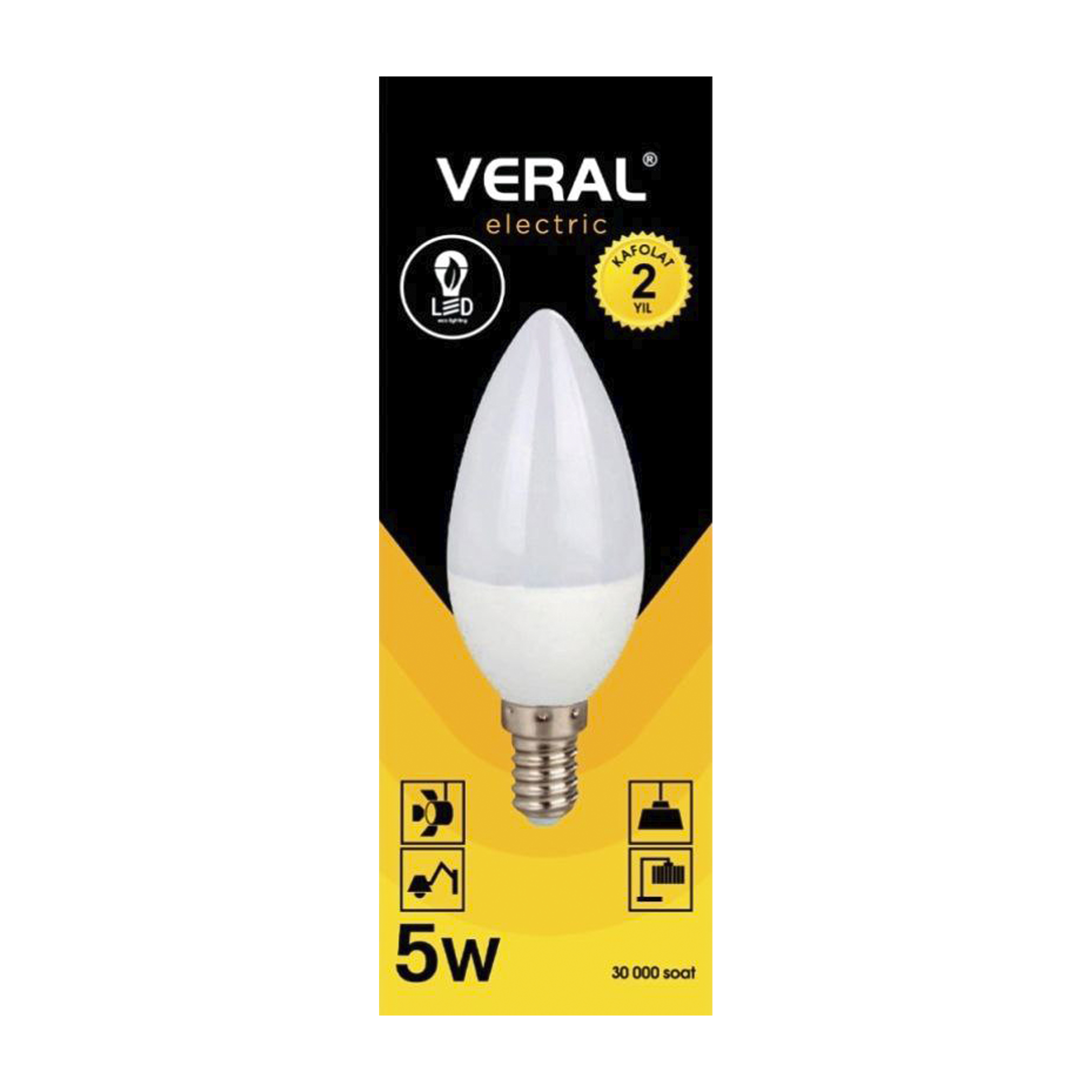 VERAL LED 5W E27