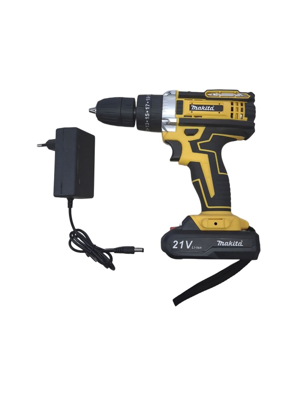 ШУРУПОВЁРТ MAKITA ЖЁЛТЫЙ 452-188