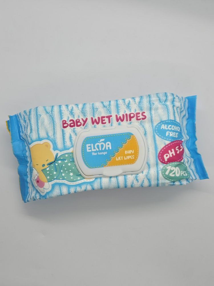 ELMA BABYWET WIPES 120PCS