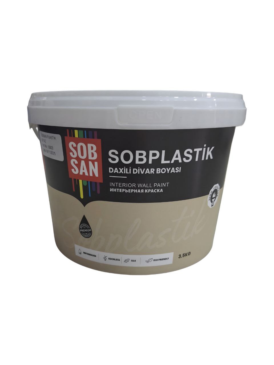 SOBSAN PLASTIK ВНУТРЕННЯЯ КРАСКА 3.5КГ