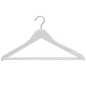 Пластиковая вешалка, штучная, белая